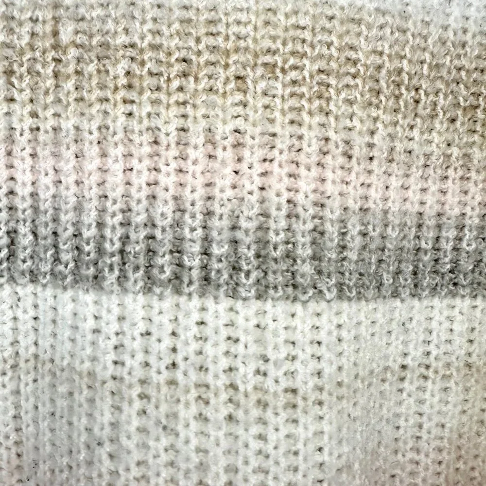 Adyson Parker Striped Sweater Crewneck Ribbed Knit Drop Shoulder Pullover 1X